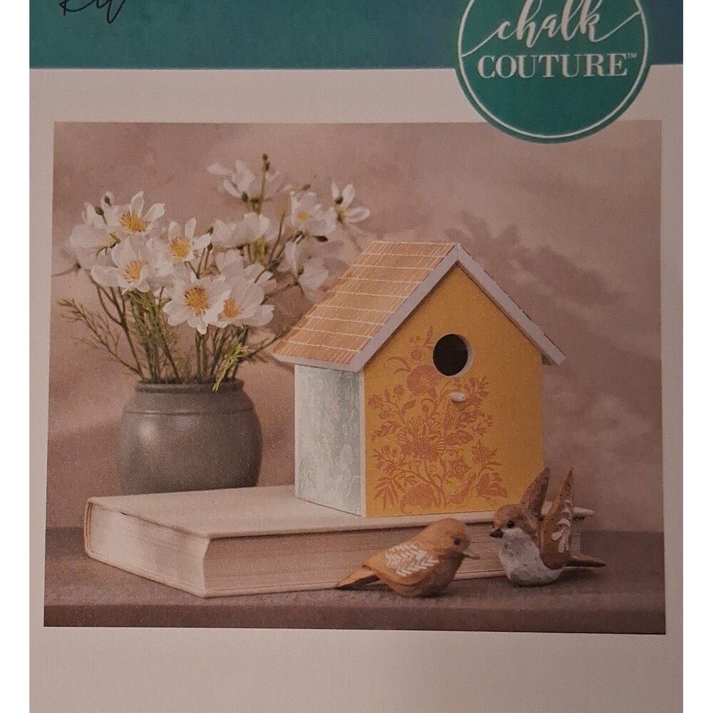 Chalk Couture ChalkMade Birds of a Feather Birdhouse Craft Kit Sealed NIB